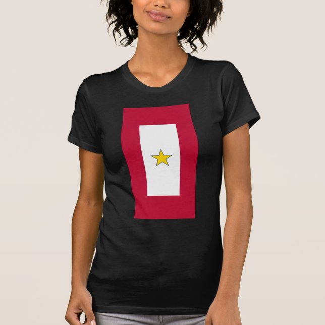 Den tjänste- guld- stjärnan, United States sjunker T Shirt (Framsida)