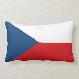 Den tjeckiska flagga kudder lumbarkudde