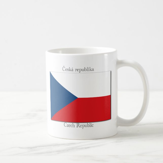 Den tjeckiska republiken rånar kaffemugg (Höger)