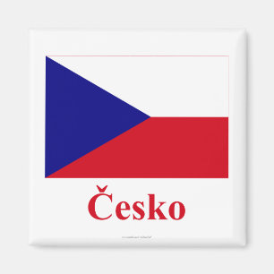 Den tjeckiska republiken sjunker med namn i tjeck magnet