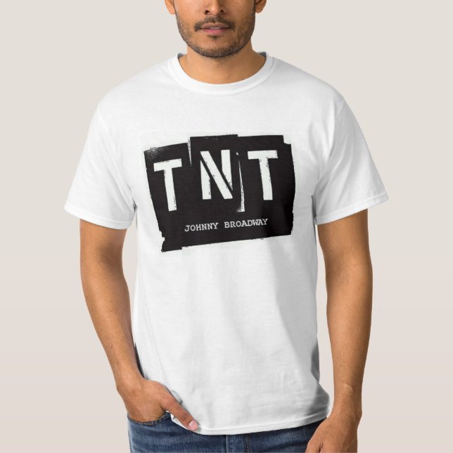 Den TNT- "OCH DET ÄR UNDERHÅLLNING" skjortan T Shirt (Framsida)