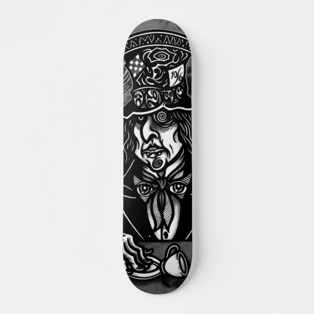 Den TOKIGA HATTEREN Mini Skateboard Bräda 18,7 Cm (Framsida)