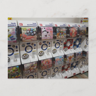 Den Tokyo Japan leksakkapseln myntar det Machiness Vykort