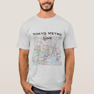 Den Tokyo metroen fodrar T-shirt