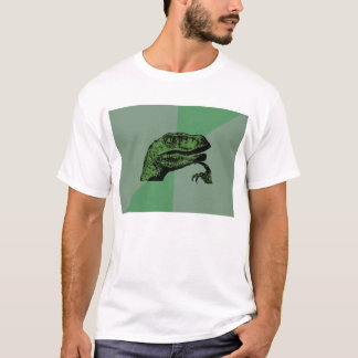 Den tomma Philosoraptor Meme skjortan - tända T-shirt