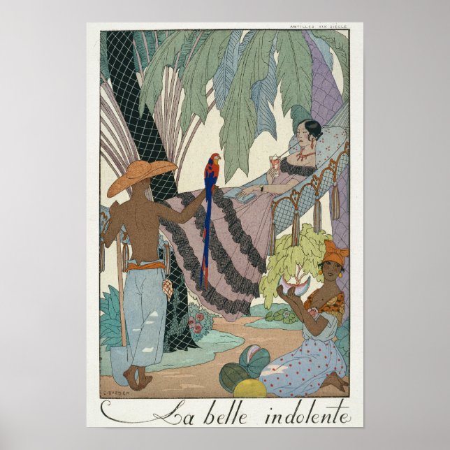 Den tomma skönheten (pochoir print) poster (Framsidan)