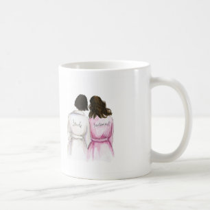 Den TOMMA TILLBAKA bruden Dk för muggsvartegennamn Kaffemugg