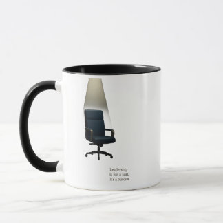 Den Tomma Tronen — Minimalistisk Presidentstol Mugg