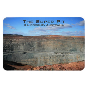 Den toppna gropen, Kalgoorlie, Australien - magnet