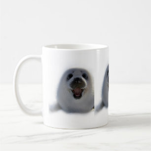 den toppna gulliga galna förtjusande bebiset kaffemugg