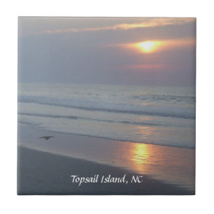Den Topsail ön, NC Trivet/belägger med tegel Kakelplatta