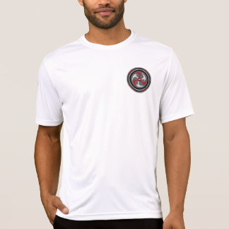 Den torra manar kopplar ihop t-shirt.en tee shirt