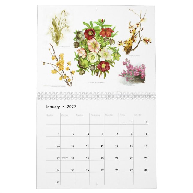 Den trädgårds- 2015en kalender (Jan 2027)