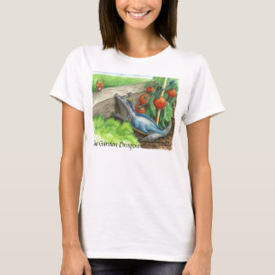 Den trädgårds- draken t-shirt