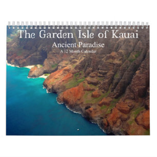 Den trädgårds- islen av Kauai det forntida Kalender