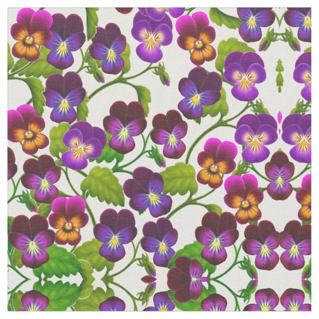 Den trädgårds- Pansyviolaen blommar tyg (Närbild)