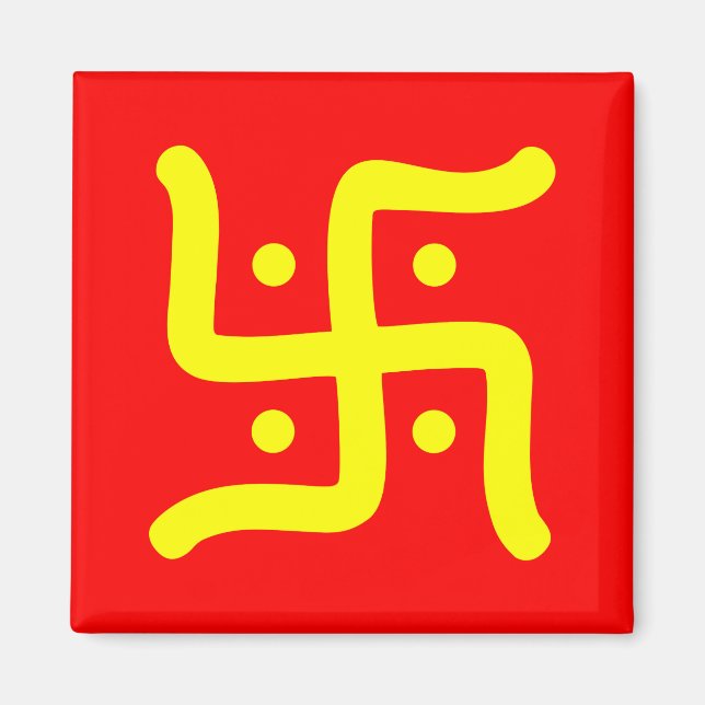 den traditionella beteckningen för hindu-haktika magnet (Framsidan)