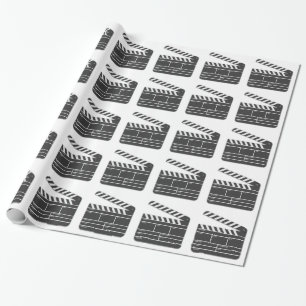 Den traditionella filmen Clapper-Stiger ombord Presentpapper