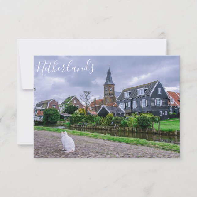 Den traditionella fiskesamhället Marken i Nederlän (Framsida)