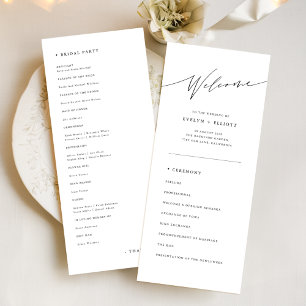 Den traditionella katolska Bröllop-Ceremonin Program