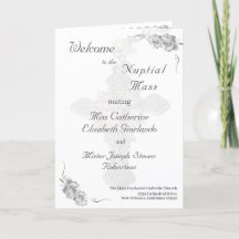 Den traditionella katolska Bröllop i Nuptial Ro