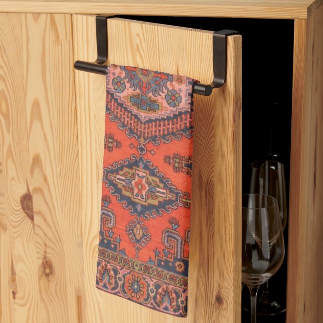 Den traditionella turkiska matta Vintagen Antique  Kökshandduk (Thirds Fold)