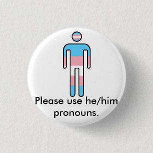 Den Transgenderpride/pronomen knäppas Knapp