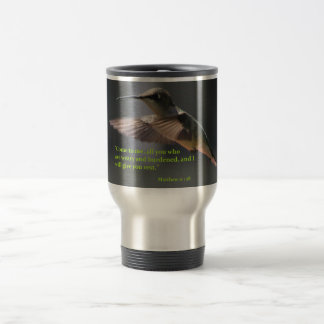 Den travel mug… hummingbirden… vilar… tro resemugg