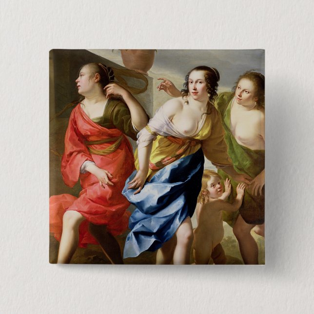 Den tre gracernan knapp (Framsida)