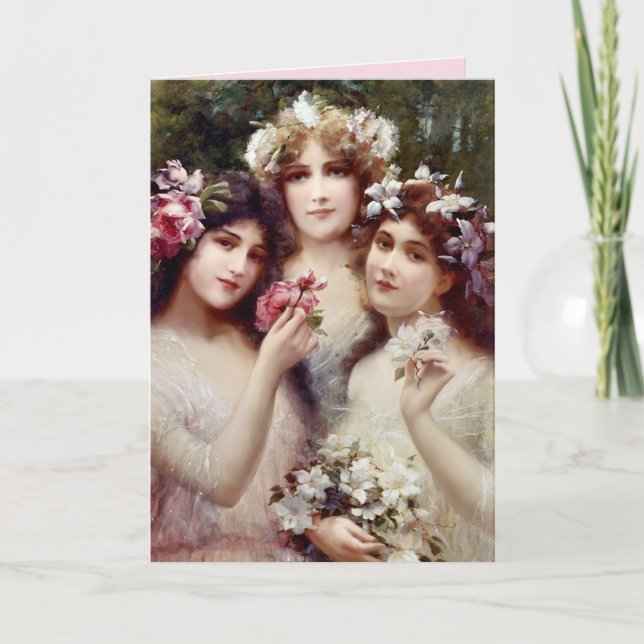 Den tre gracernan kort (Framsida)