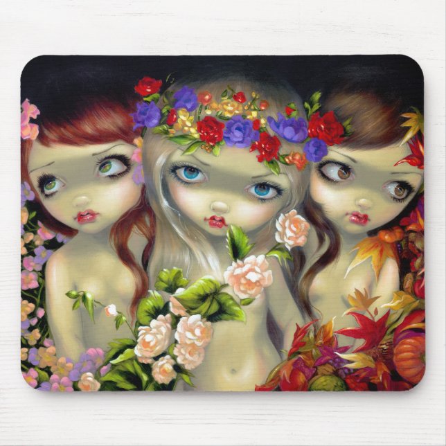 "Den tre gracernan" Mousepad Musmatta (Framsidan)