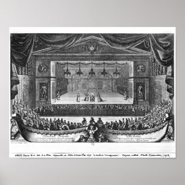 Den tredje dagen "La Malade Imaginaire" Poster (Framsidan)