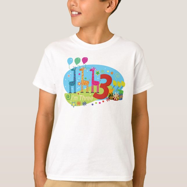 den tredje födelsedagen tee shirt (Framsida)