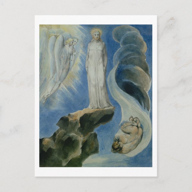 Den tredje frestelsen vykort (Framsida)