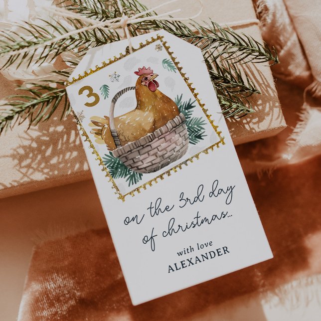 Den tredje juldagen presentetikett (Skapare uppladdad)