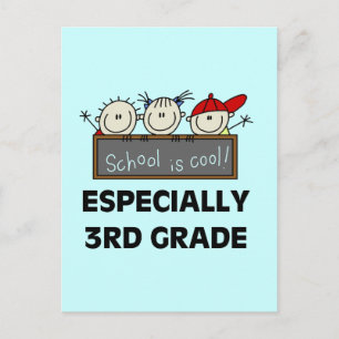 Den tredje Klass-skolan är Coola Tshirts och prese Vykort
