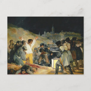 Den tredje maj 1808 Francisco Goya Vykort