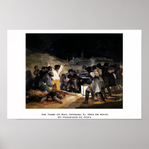 Den tredje maj, spanska: El Tres de Mayo Poster