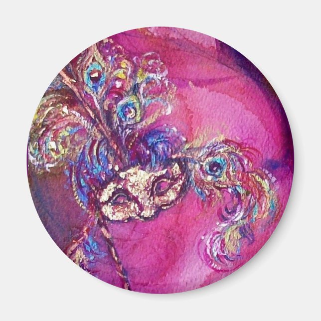DEN TREDJE MASK-Venetian Masquad Magnet (Framsidan)