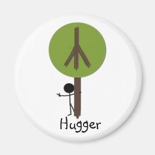 Den tree hugger skapelsemagneten magnet
