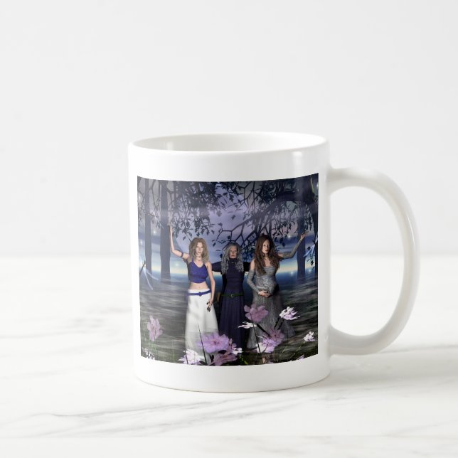 Den trefaldiga gudinnan kaffemugg (Höger)