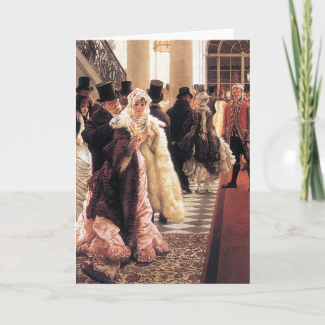 Den trendiga kvinnan av James Tissot Kort (Framsida)