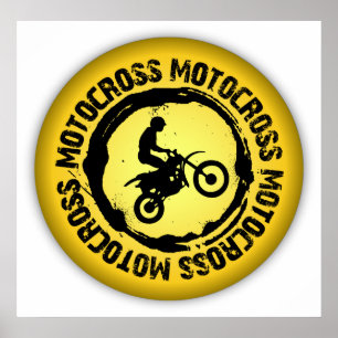 Den trevliga motocrossen förseglar 1 poster