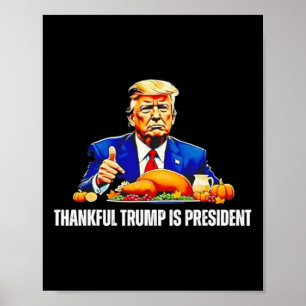 Den trevliga trenden är att ordförande Thanksgivin Poster