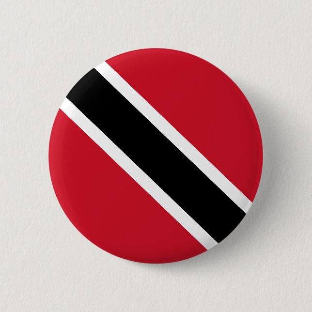 Den Trinidad och Tobago flagga knäppas Knapp (Framsida)