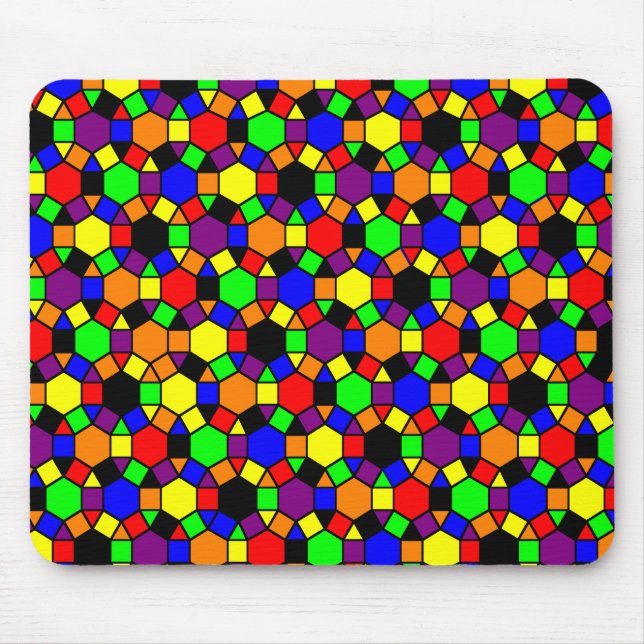 Den Tritessellation musen vadderar Musmatta (Framsidan)