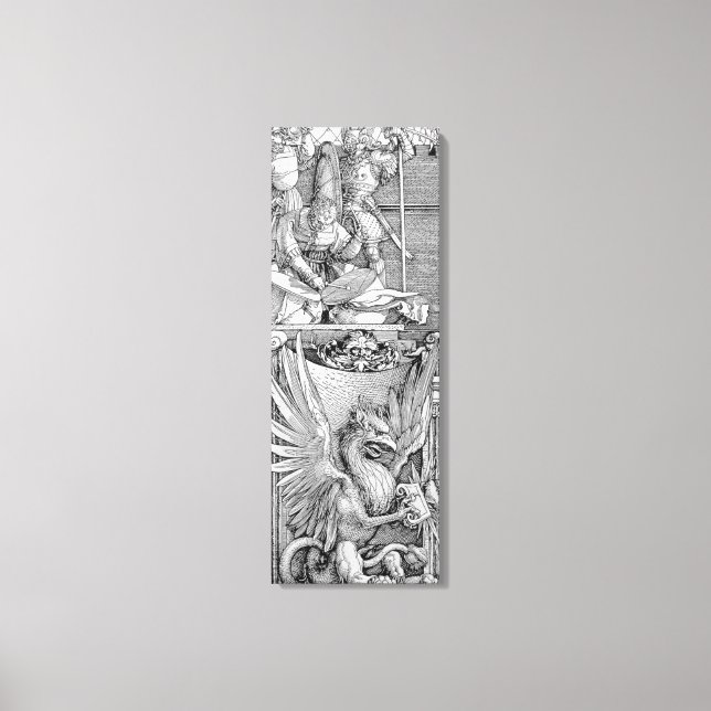 Den triumfala grenen av kejsar Maximilian I Canvastryck (Framsida)