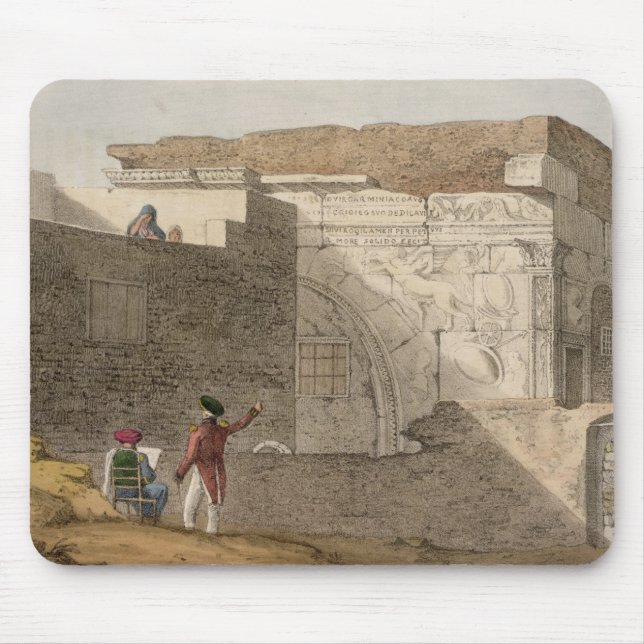 Den Triumphal bågen, Tripoli, pläterar 4 från 'ett Musmatta (Framsidan)