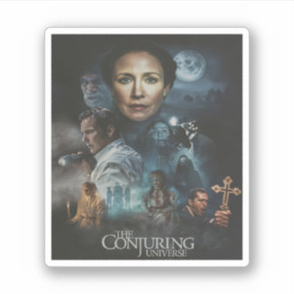 Den trollande Valak Horor Movies Classic Klistermärken