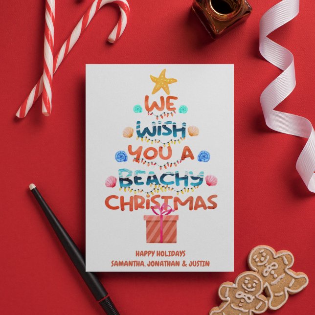 Den tropiska Beachy Träd Vykort (Skapare uppladdad)